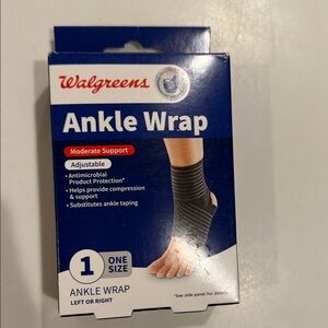 Walgreens Black Ankle Wrap